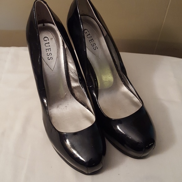 Guess Shoes Black Patent Platform By Guess Poshmark